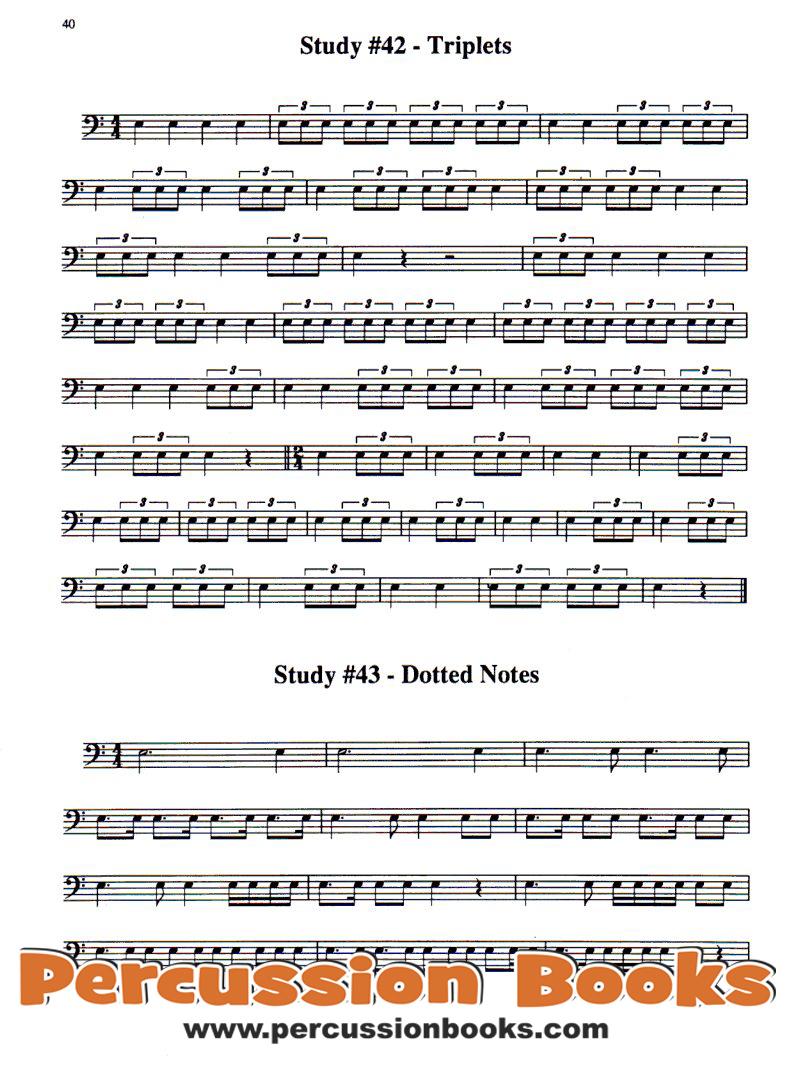 Elementary Snare Drum Studies Sample 2